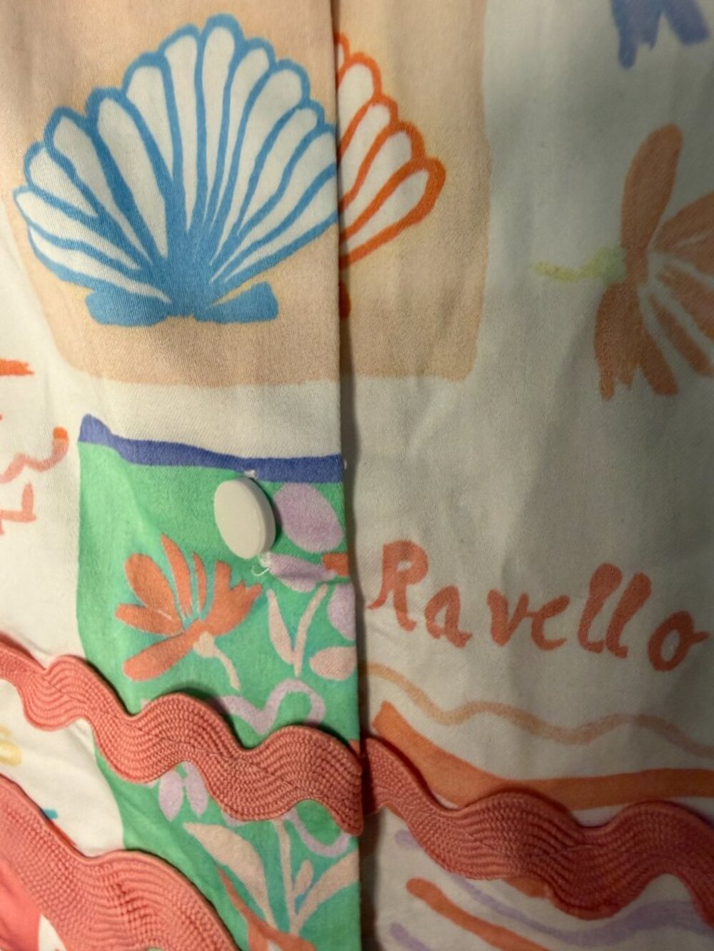 NWT Prosperina Isola Bella Ravello Italia Print Crop Tank -S- MSRP $108+ - Picture 4 of 14